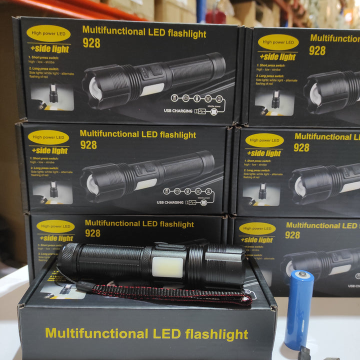 Linterna alta potencia impermeable con zoom - additional image 9