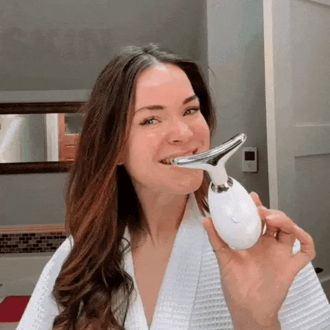 Masajeador facial para el cuello